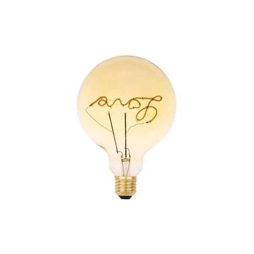 LED Крушка FILAMENT VINTAGE LOVE G125 E27/2W/230V 2000K