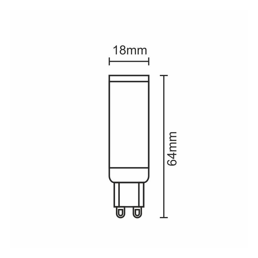 LED Крушка G9/7W/230V 2800K