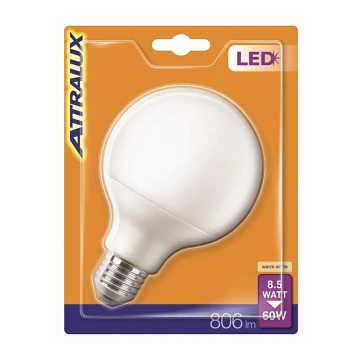 LED Крушка G95 E27/8,5W/230V 2700K - Attralux