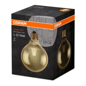 LED Крушка GLOBE E27/2,5W/230V 2400K - Osram