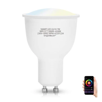 LED Крушка GU10/7W/230V 3000-6500K Wi-Fi - Aigostar