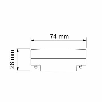 LED Крушка GX53/6W/230V 3000K