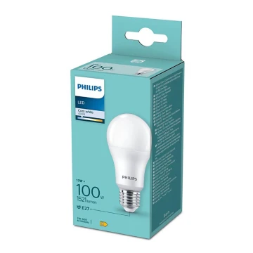 LED Крушка Philips A60 E27/13W/230V 4000K