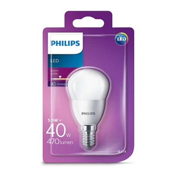 LED крушка Philips E14/5,5W/230V 2700K