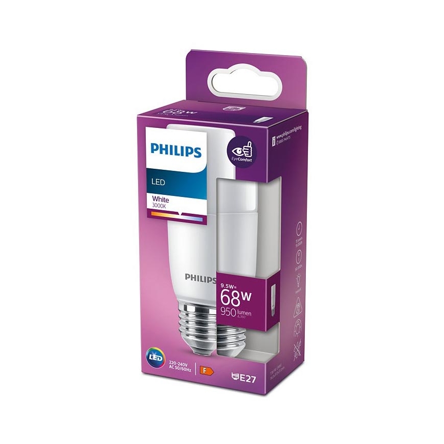 LED Крушка Philips E27/9,5W/230V 3000K