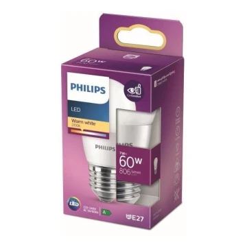 LED Крушка Philips P48 E27/7W/230V 2700K