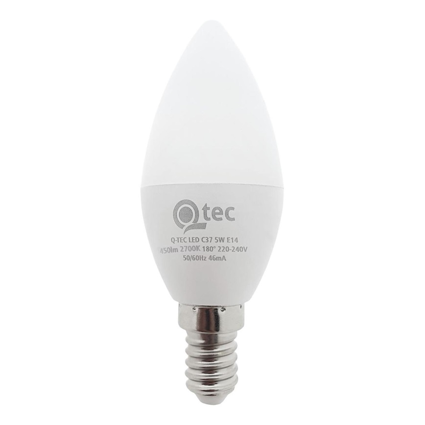 LED Крушка Qtec C35 E14/5W/230V 2700K