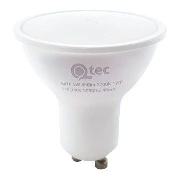 LED Крушка Qtec GU10/5W/230V 2700K