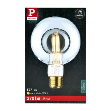 LED Крушка SHAPE G95 E27/4W/230V 2700K - Paulmann 28766