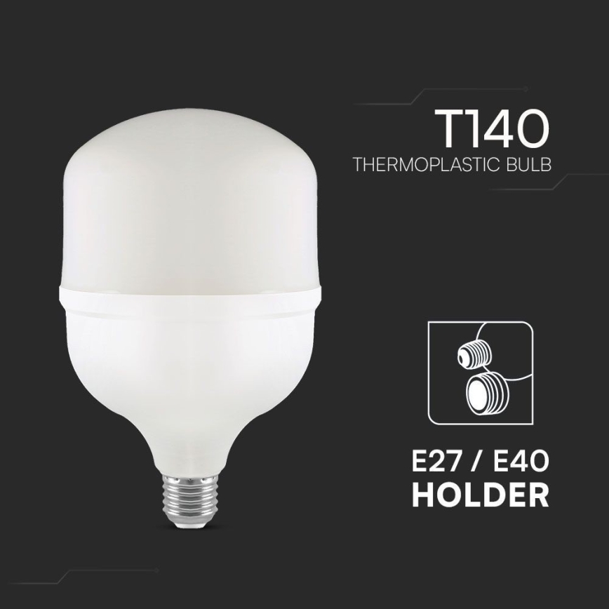 LED Крушка T140 E40 E27/50W/230V 4000K