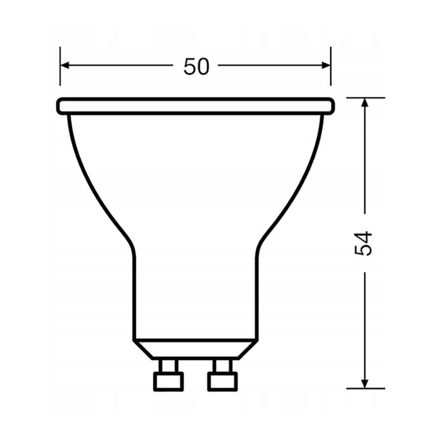 LED Крушка VALUE PAR16 GU10/4,5W/230V 6500K 120° - Ledvance