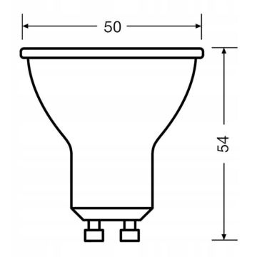 LED Крушка VALUE PAR16 GU10/6,9W/230V 4000K 120° - Ledvance