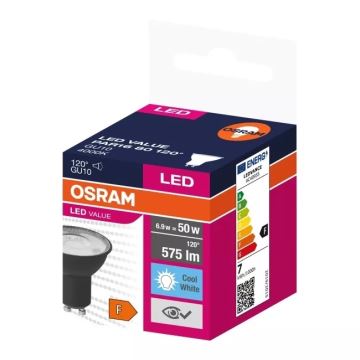 LED Крушка VALUE PAR16 GU10/6,9W/230V 4000K 120° - Ledvance