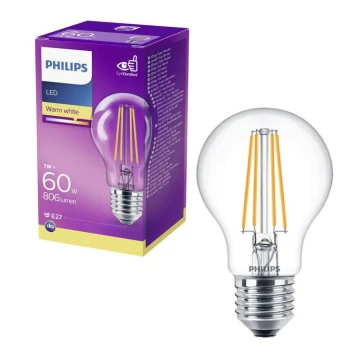 LED Крушка VINTAGE Philips A60 E27/7W/230V 2700K