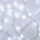 LED Коледни лампички 100xLED/3xAA 2,7м студено бели