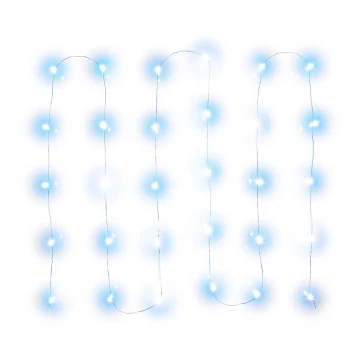 LED Коледни лампички 30xLED/3xAA 3,3м студено бели