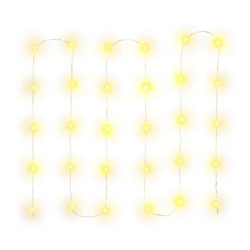 LED Коледни лампички 30xLED/3xAA 3,3м топло бели