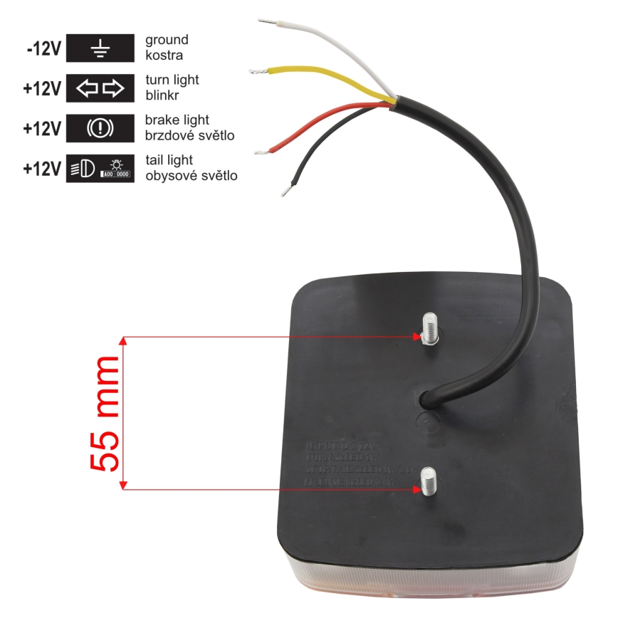 LED Комбиниран стоп 12V