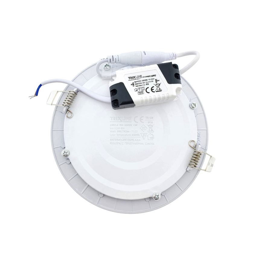 LED Окачена таванна лампа CIRCLE LED/9W/230V 6500K