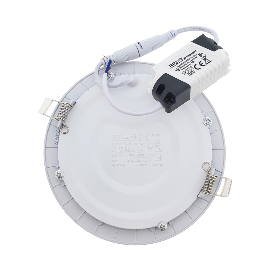 LED Окачена таванна лампа ROUND LED/9W/230V 4200K