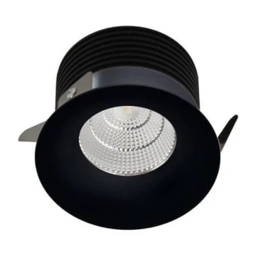 LED2 - LED Спот за вграждане SPOT LED/9W/230V черен IP44