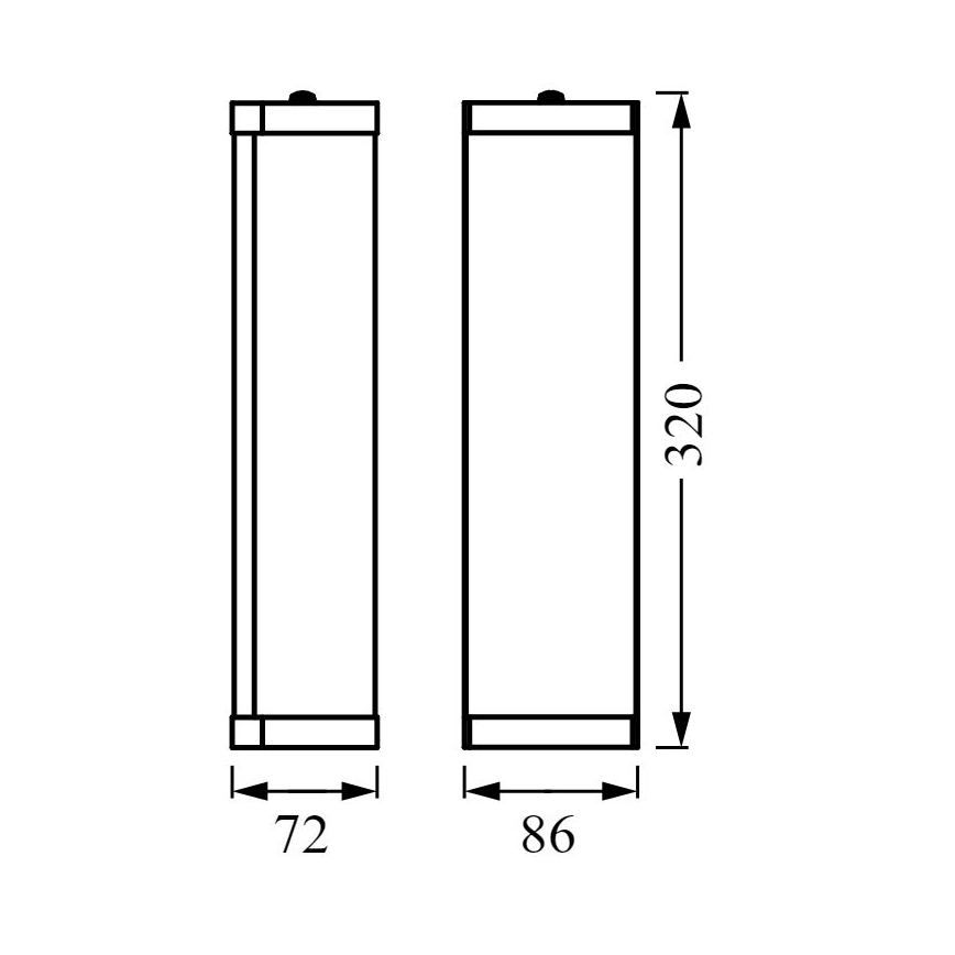 Ledvance - Аплик за баня BATHROOM CLASSIC 2xE14/12W/230V IP44