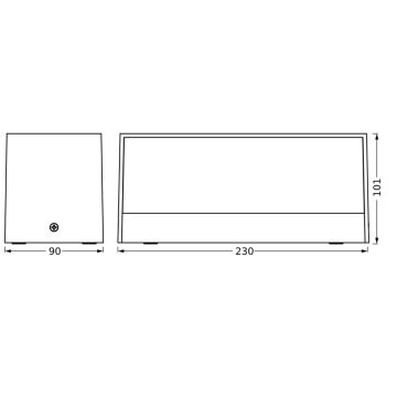 Ledvance - LED Екстериорен аплик ENDURA STYLE IDRI 2xLED/6,25W/230V IP65