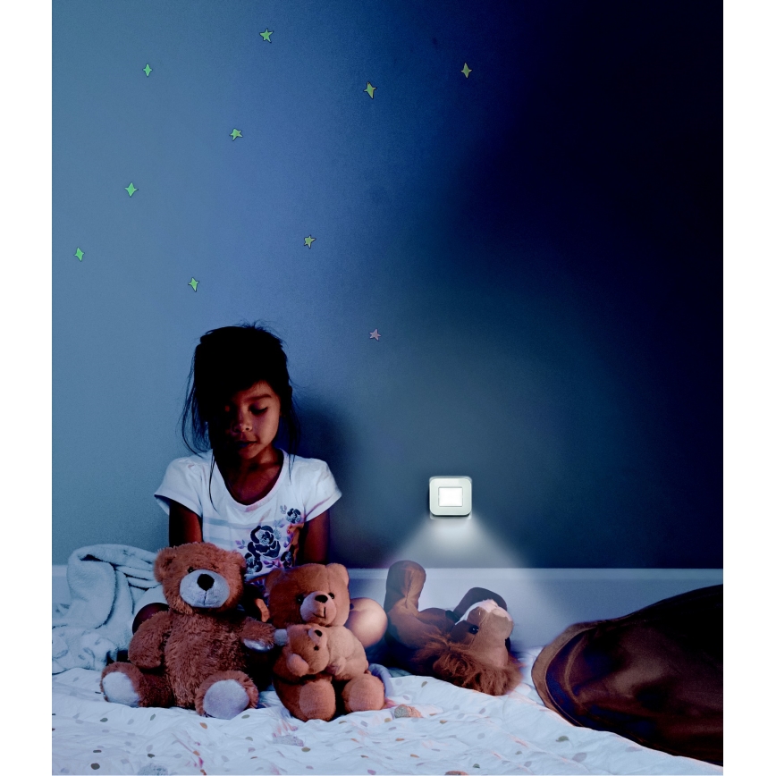 Ledvance - LED Нощна лампа със сензор LUNETTA LED/0,2W/230V