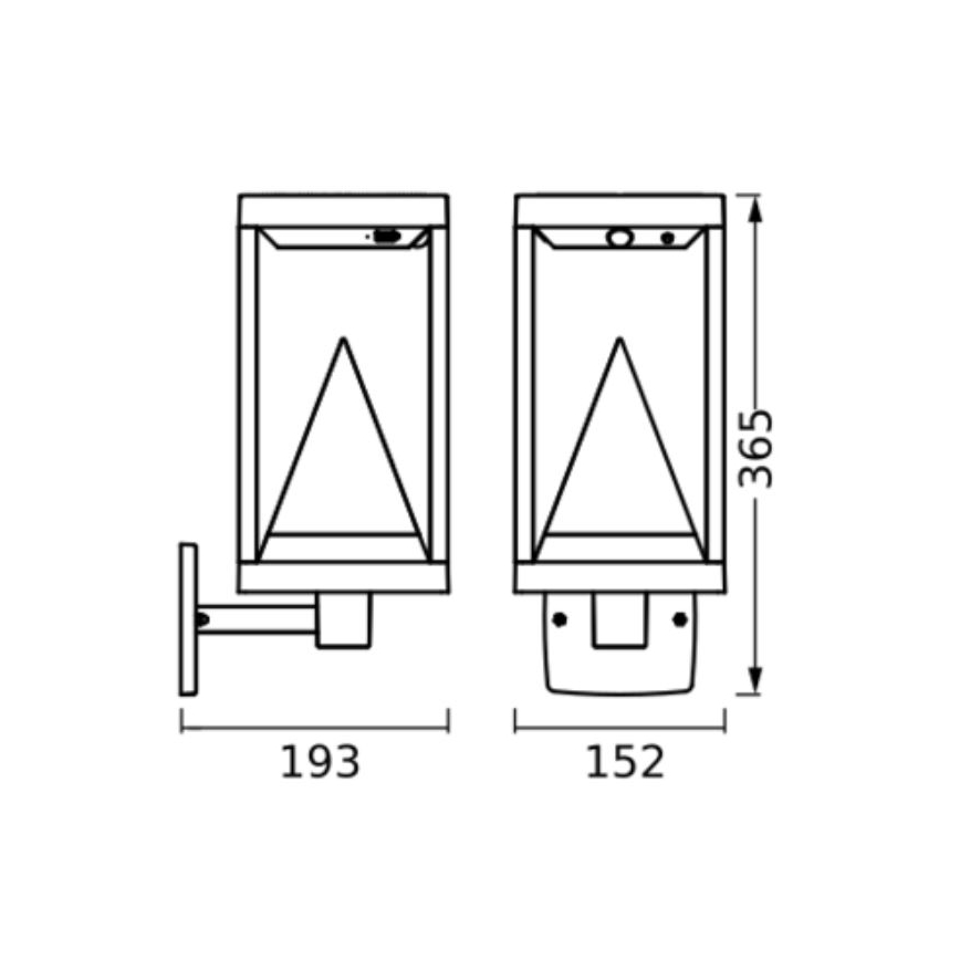 Ledvance - LED RGBW Димируем соларен аплик със сензор SMART+ ALPS LED/6W/3,7V 3000K IP44