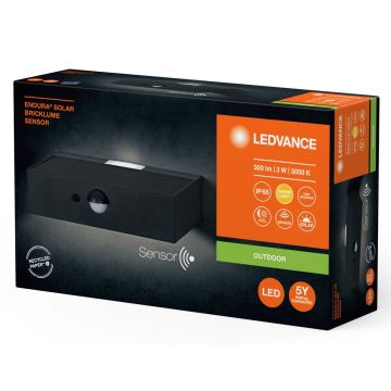Ledvance - LED Соларен аплик със сензор ENDURA SOLAR LED/3W/4,2V IP65