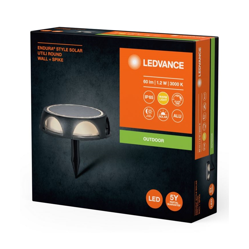 Ledvance - LED Димируем соларен лампа ENDURA STYLE SOLAR LED/1,2W/3,7V IP65