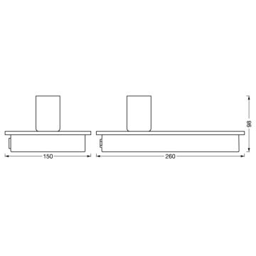 Ledvance - Сензорна настолна лампа с USB connector DECOR WOOD 1xE27/8W/230V каучуков фикус