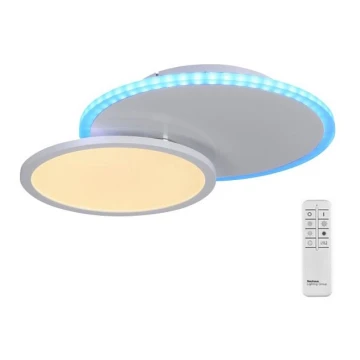 Leuchten Direkt 11662-16 - LED RGB Димируем плафон ARENDA LED/21W/230V + дистанционно управление