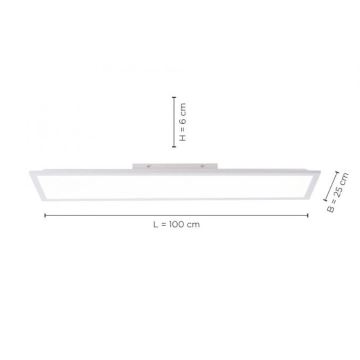 Leuchten Direkt 12204-16 - LED Повърхностен панел FLAT LED/24W/230V