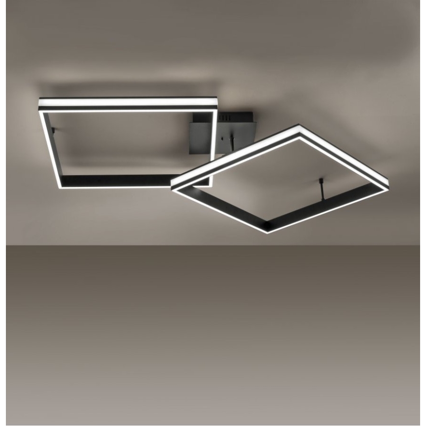 Leuchten Direkt 14700-18 - LED Димируем повърхностен полилей ELIS 2xLED/19W/230V + дистанционно