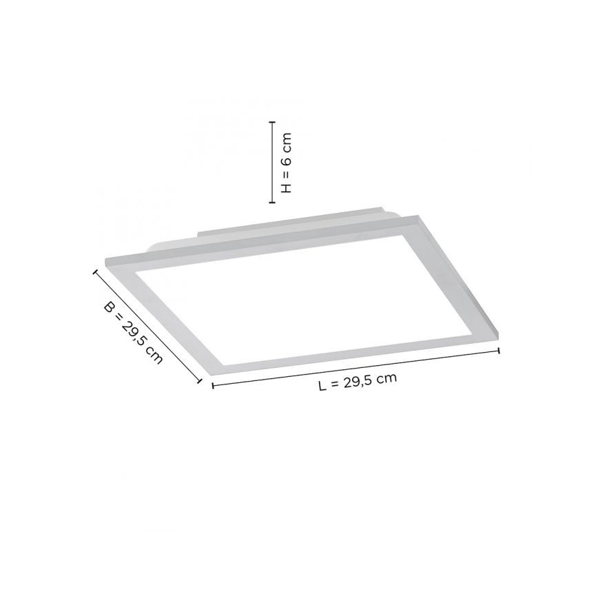 Leuchten Direkt 14754-21- LED Димируема лампа FLAT LED/20W/230V 2700K-5000K + дистанционно