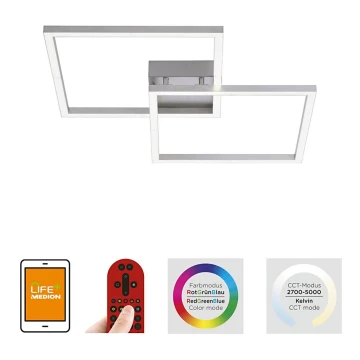 Leuchten Direkt 16429-55 - LED RGB Димируема лампа 2xLED/12,5W/230V Tuya + дистанционно