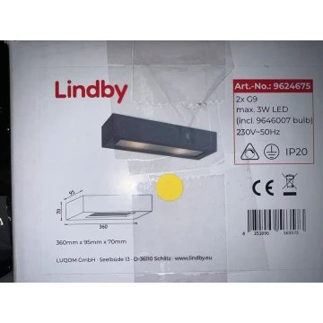 Lindby - Аплик NELLIE 2xG9/5W/230V