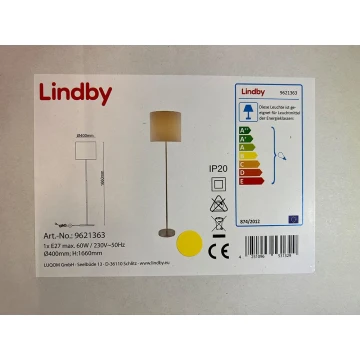 Lindby - Лампион PARSA 1xE27/60W/230V