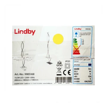 Lindby - LED Лампион BOBI LED/24W/230V