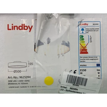 Lindby - LED Плафониера SAIRA LED/30W/230V