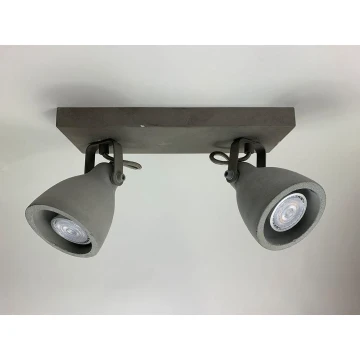 Lindby - LED Спот KADIGA 2xGU10/5W/230V бетон