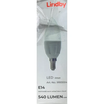 Lindby - LED Крушка E14/4,9W/230V 3000K