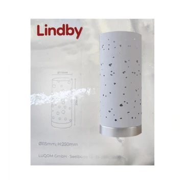 Lindby - Настолна лампа ALWINE 1xE27/10W/230V