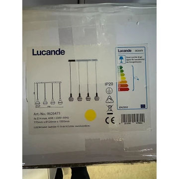 Lucande - Пендел ABLY 4xE14/40W/230V