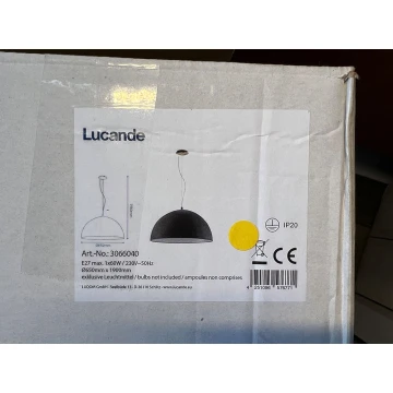 Lucande - Пендел MALEO 1xE27/60W/230V