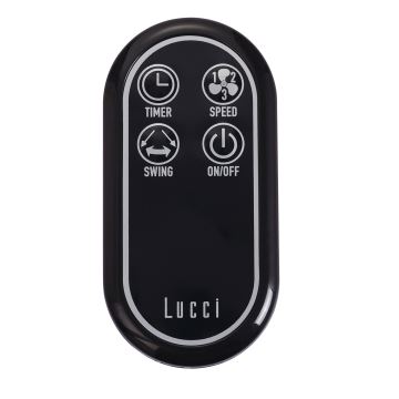 Lucci air 213126 - Стенен вентилатор BREEZE 55W/230V матов хром + дистанционно