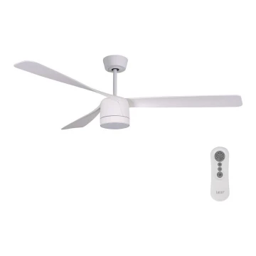 Lucci air 213280 - Вентилатор за таван PEREGRINE 1xGX53/12W/230V бял + дистанционно управление