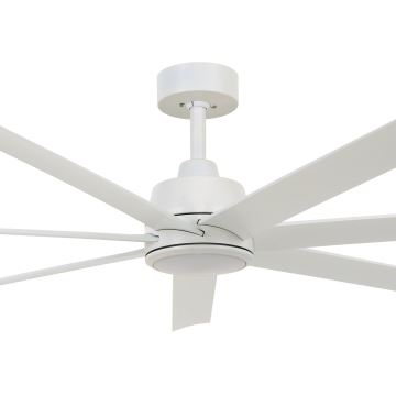 Lucci air 21610849 - Димируем ceiling fan ATLANTA 1xGX53/12W/230V бял + дистанционно управление