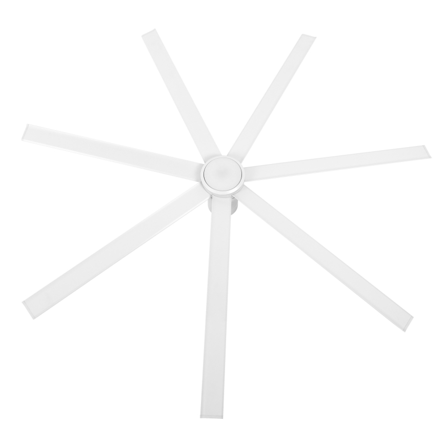 Lucci air 21610849 - Димируем ceiling fan ATLANTA 1xGX53/12W/230V бял + дистанционно управление